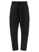Black Relaxed Drawstring Pants 1