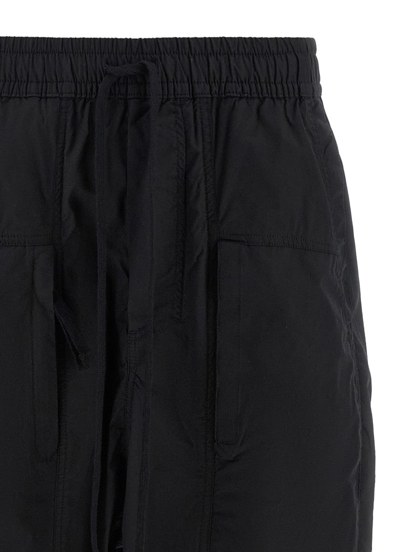 Black Relaxed Drawstring Pants 3
