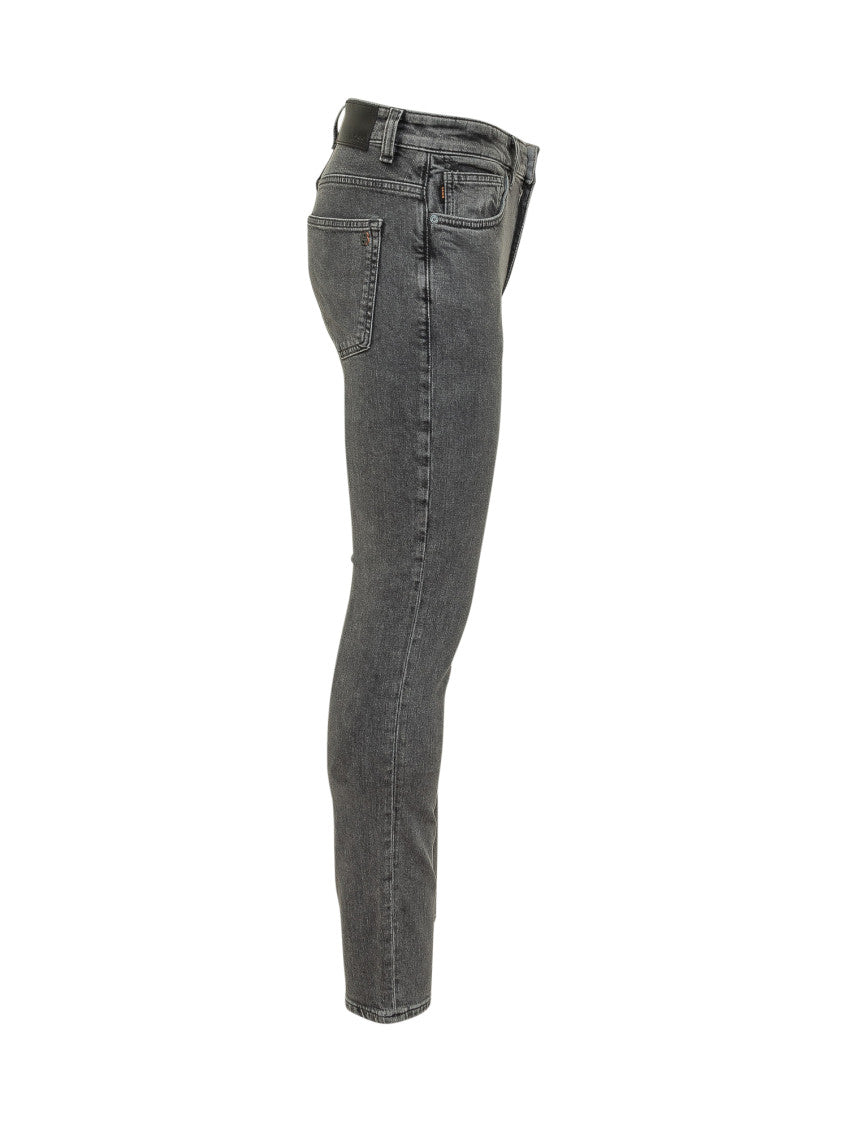 Dark Grey Slim Jeans 3