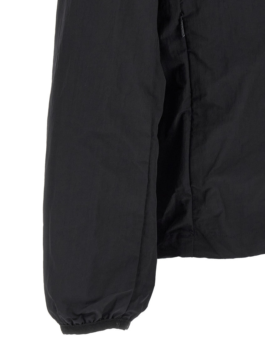 Black Solid Hood Jacket 4