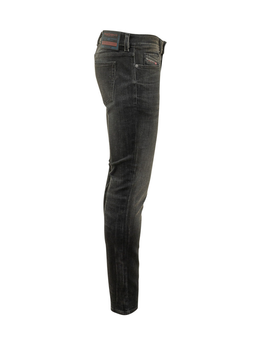 Black Skinny Mid Rise Jeans 3
