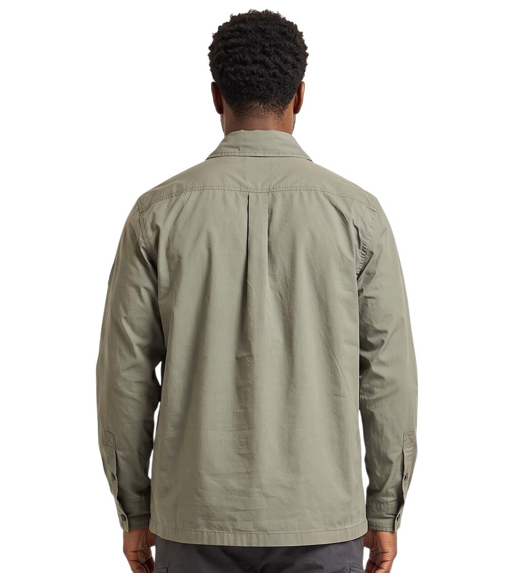 Olive Relaxed Solid Shirts 2