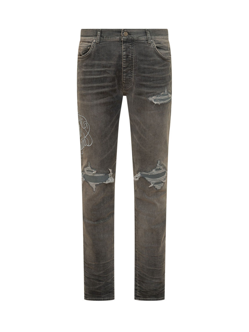 Dark Grey Slim Jeans 1