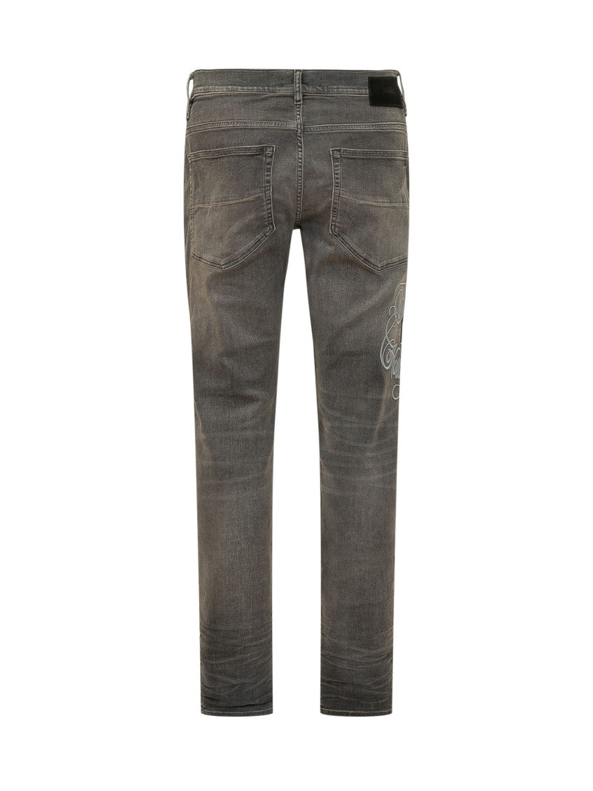 Dark Grey Slim Jeans 2