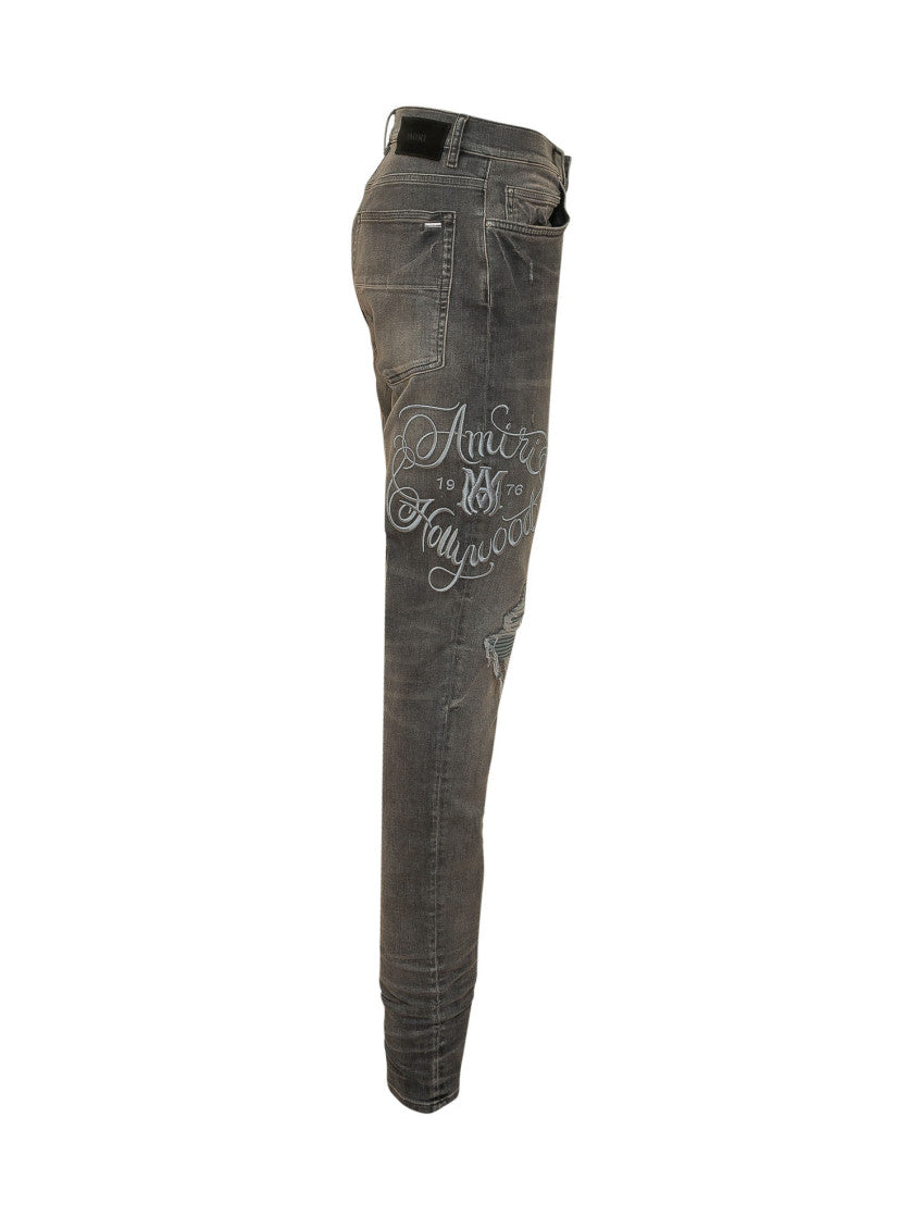 Dark Grey Slim Jeans 3