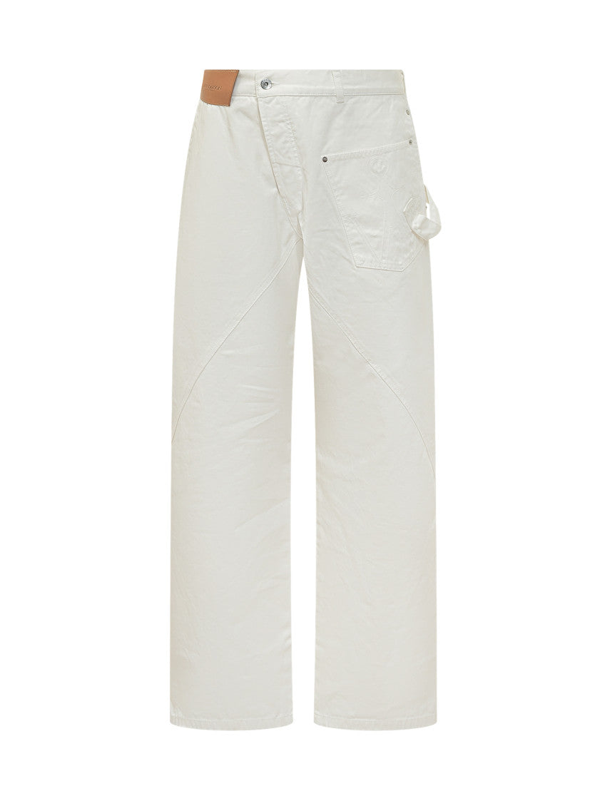 Off White Straight Jeans 1