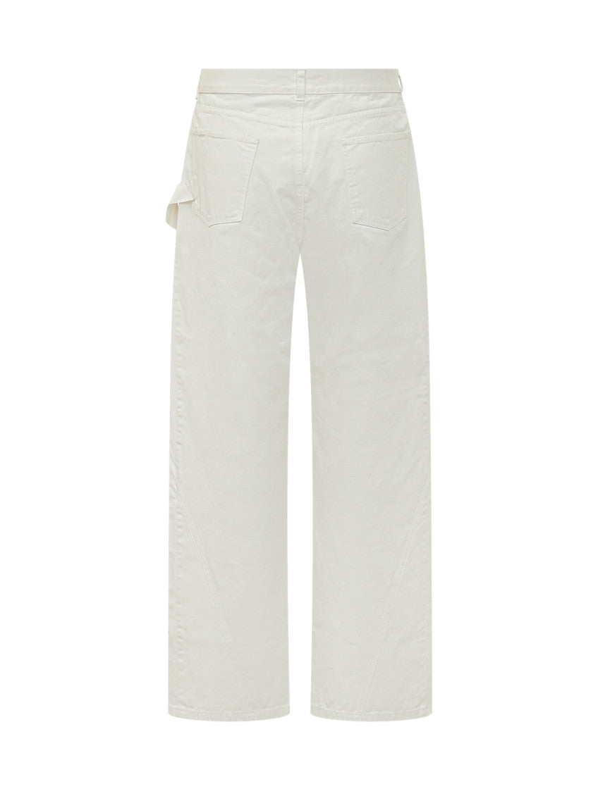 Off White Straight Jeans 2