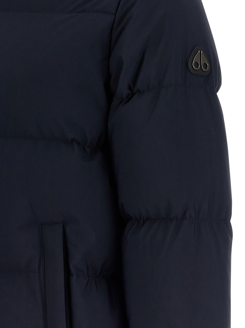 Blue Solid Hood Jacket 4