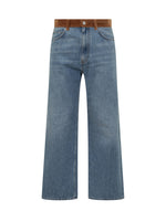 Light Blue Mid Rise Jeans 1