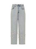 Light Blue Straight Jeans 1
