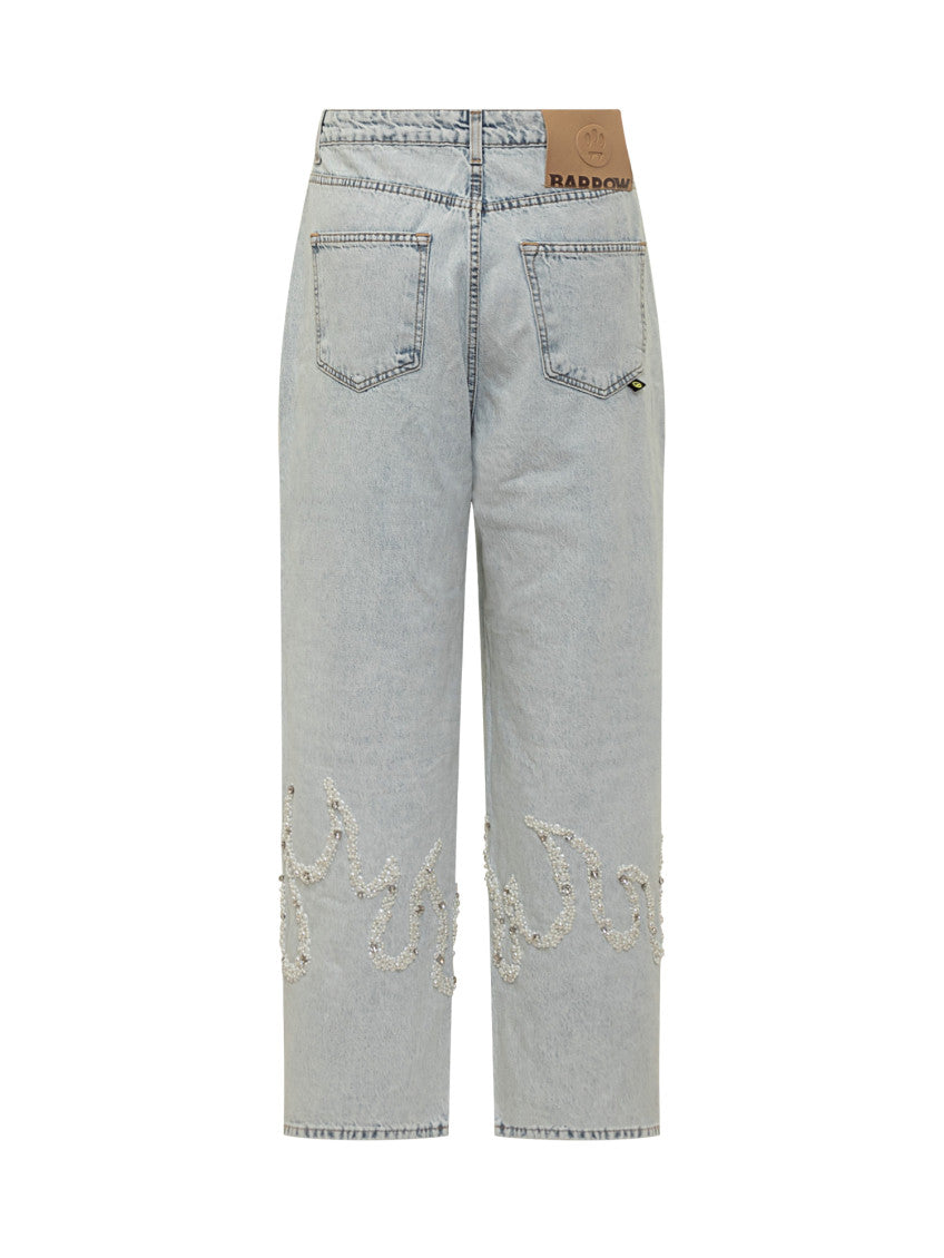 Light Blue Straight Jeans 2