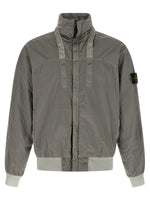 Grey Solid Logo Jacket 1
