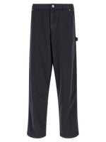 Blue Straight Cargos Pants 1