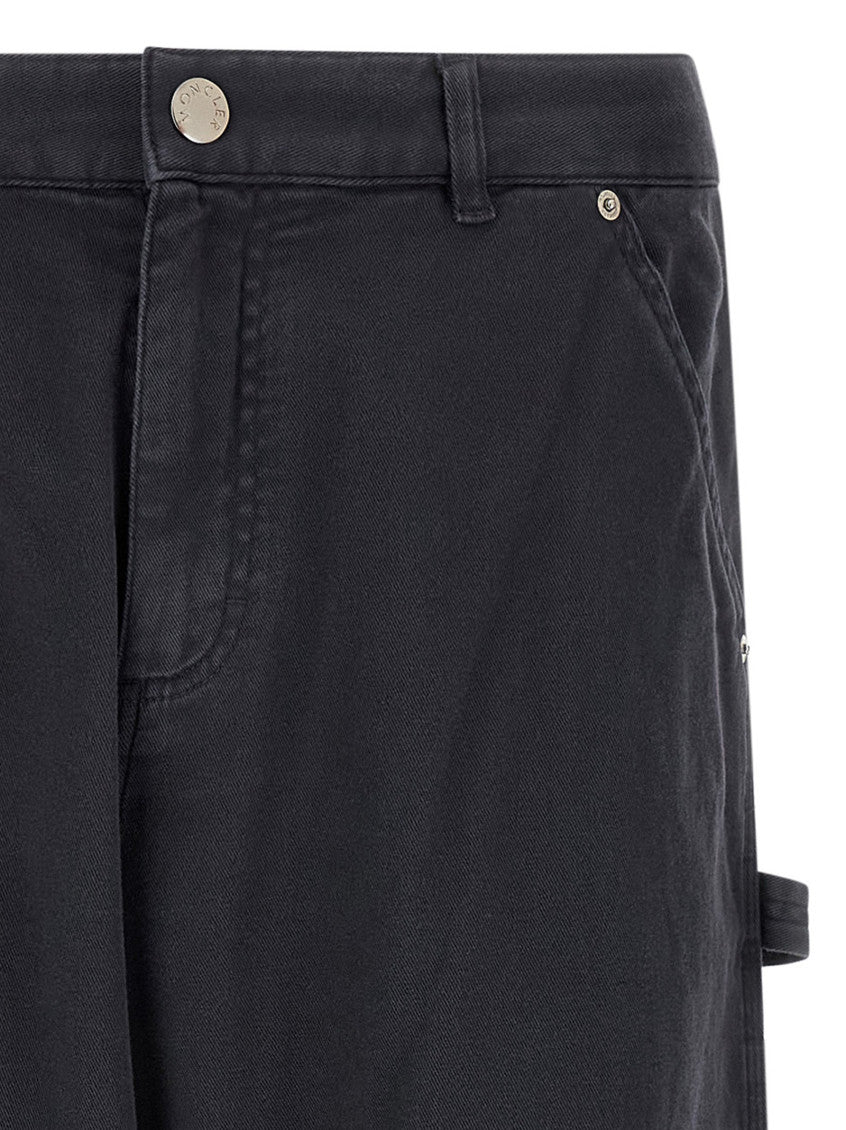 Blue Straight Cargos Pants 3