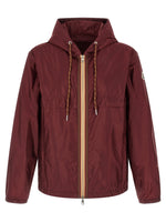 Maroon Solid Hood Jacket 1