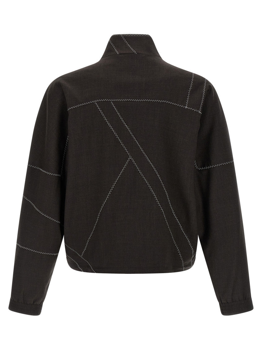 Brown Textured Jacket 2