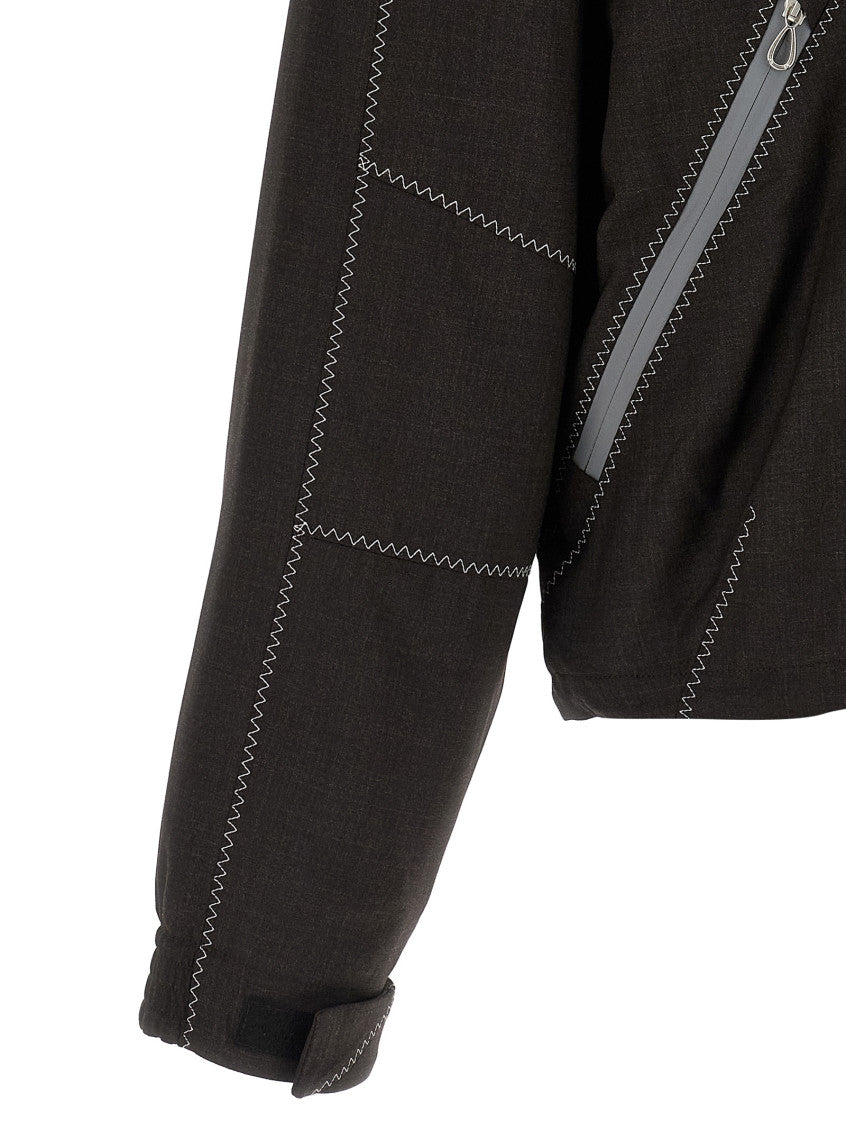 Brown Textured Jacket 4