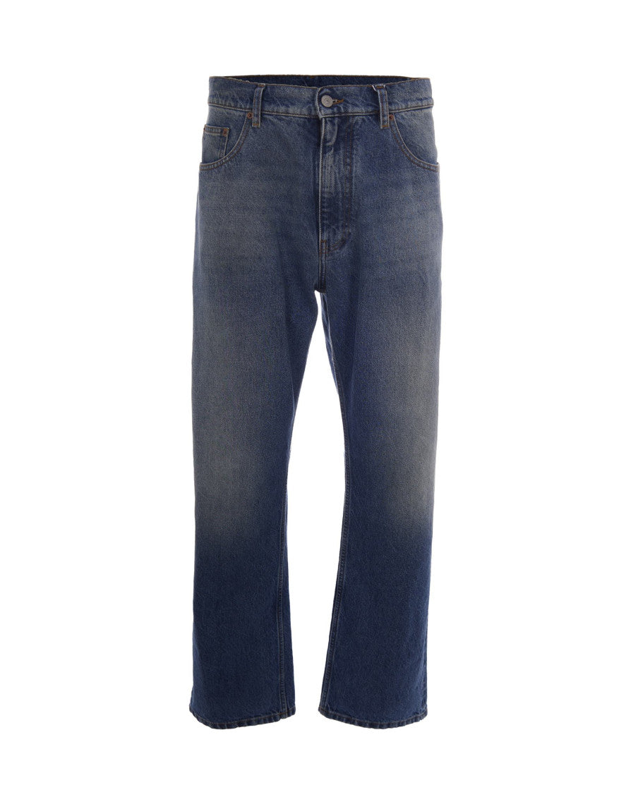 Dark Blue Regular Jeans 1