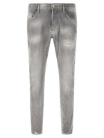 Grey Slim Mid Rise Jeans 1