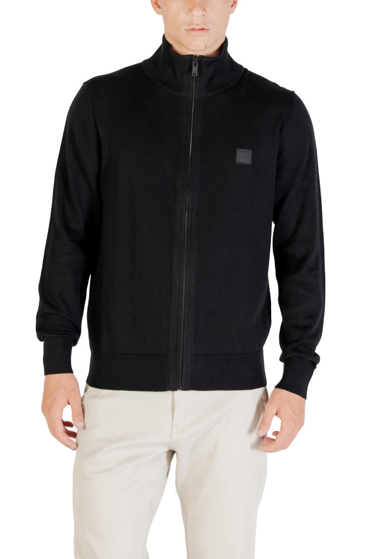 Black Mock Collar Jacket 1