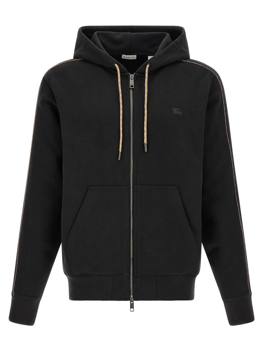 Black Logo Relaxed Hoodie 1
