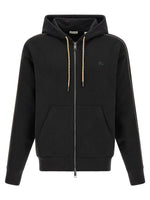 Black Logo Relaxed Hoodie 1