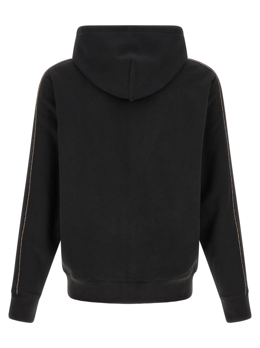 Black Logo Relaxed Hoodie 2
