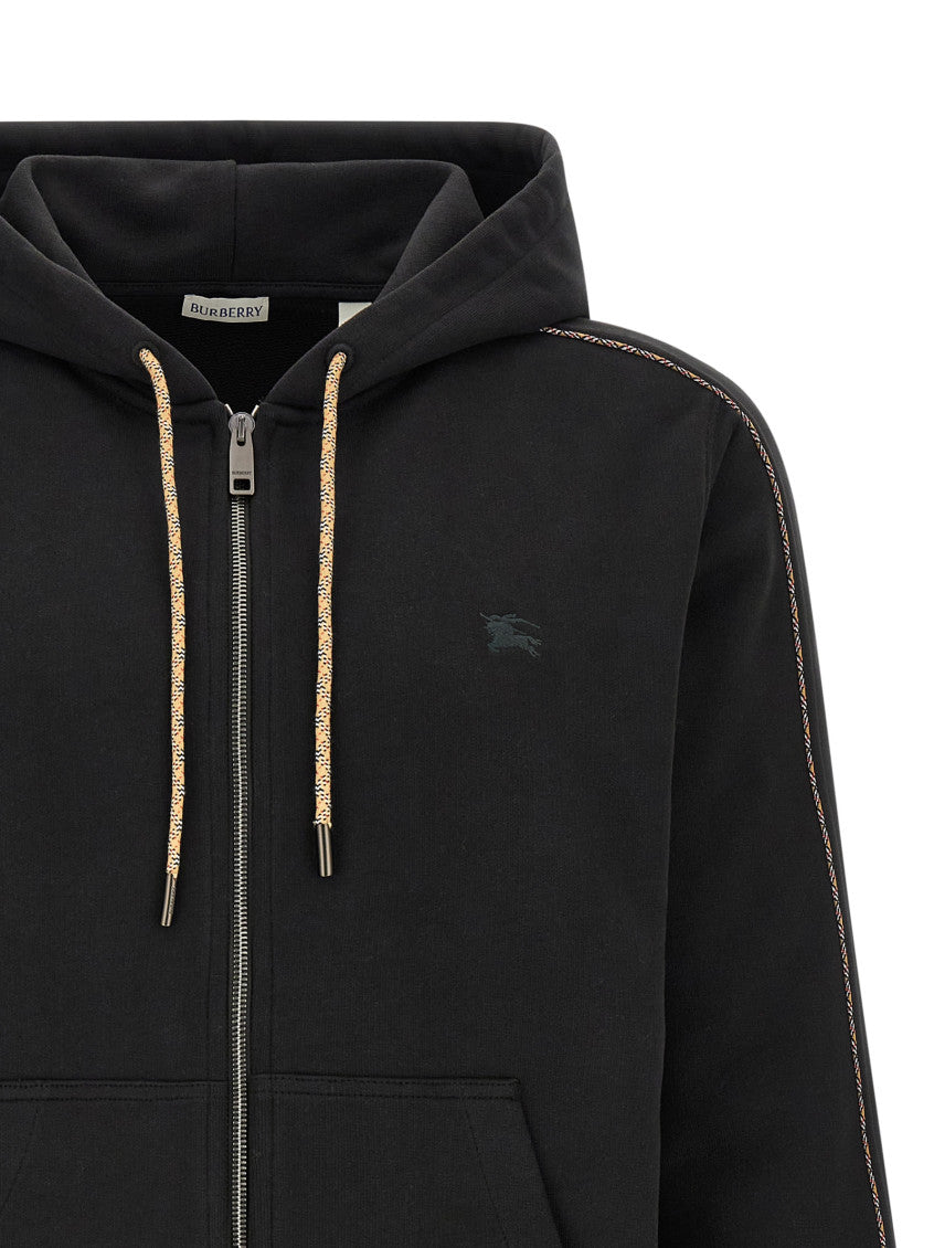 Black Logo Relaxed Hoodie 3
