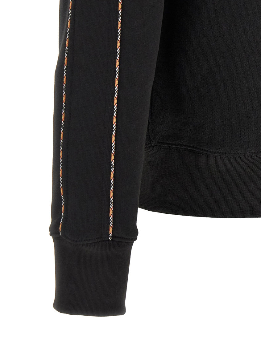 Black Logo Relaxed Hoodie 4