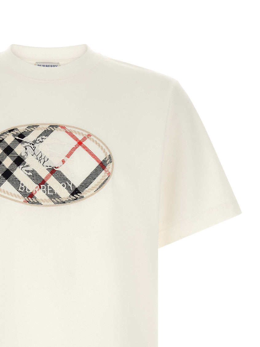 White Crew Neck T-Shirt 3