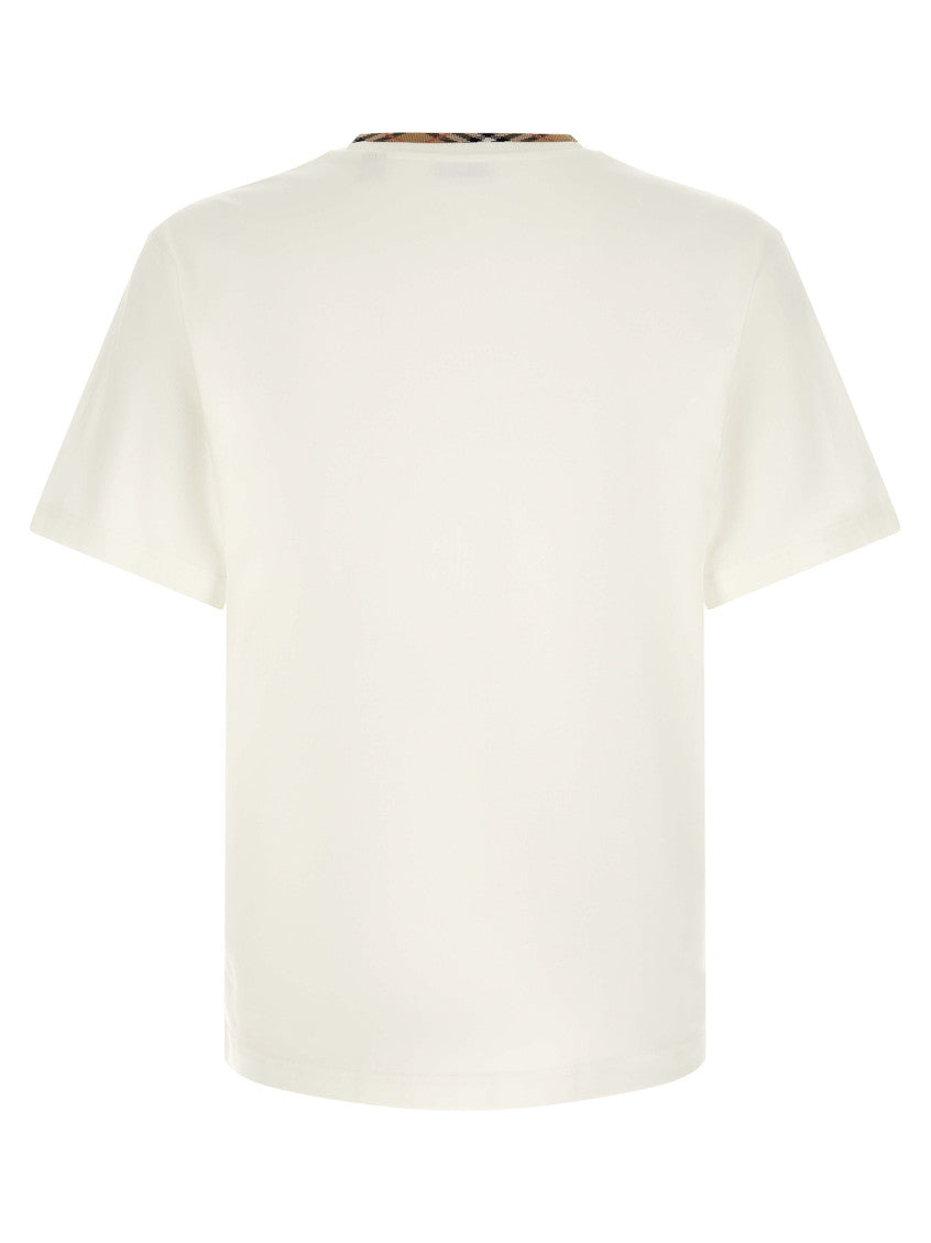 White Crew Neck T-Shirt 2
