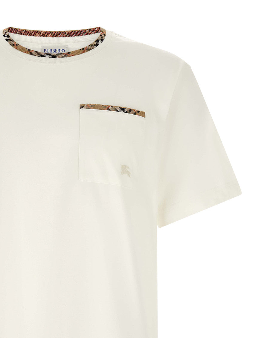 White Crew Neck T-Shirt 3