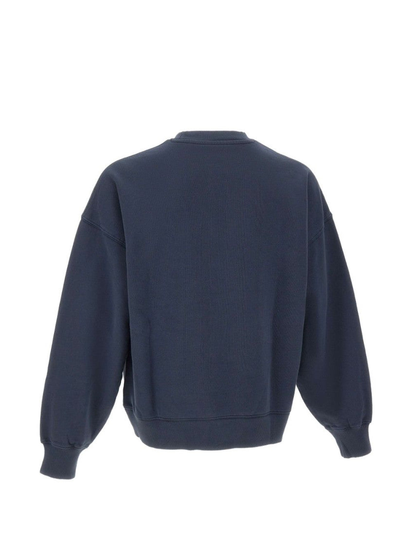 Blue Crew Neck Sweatshirt 2