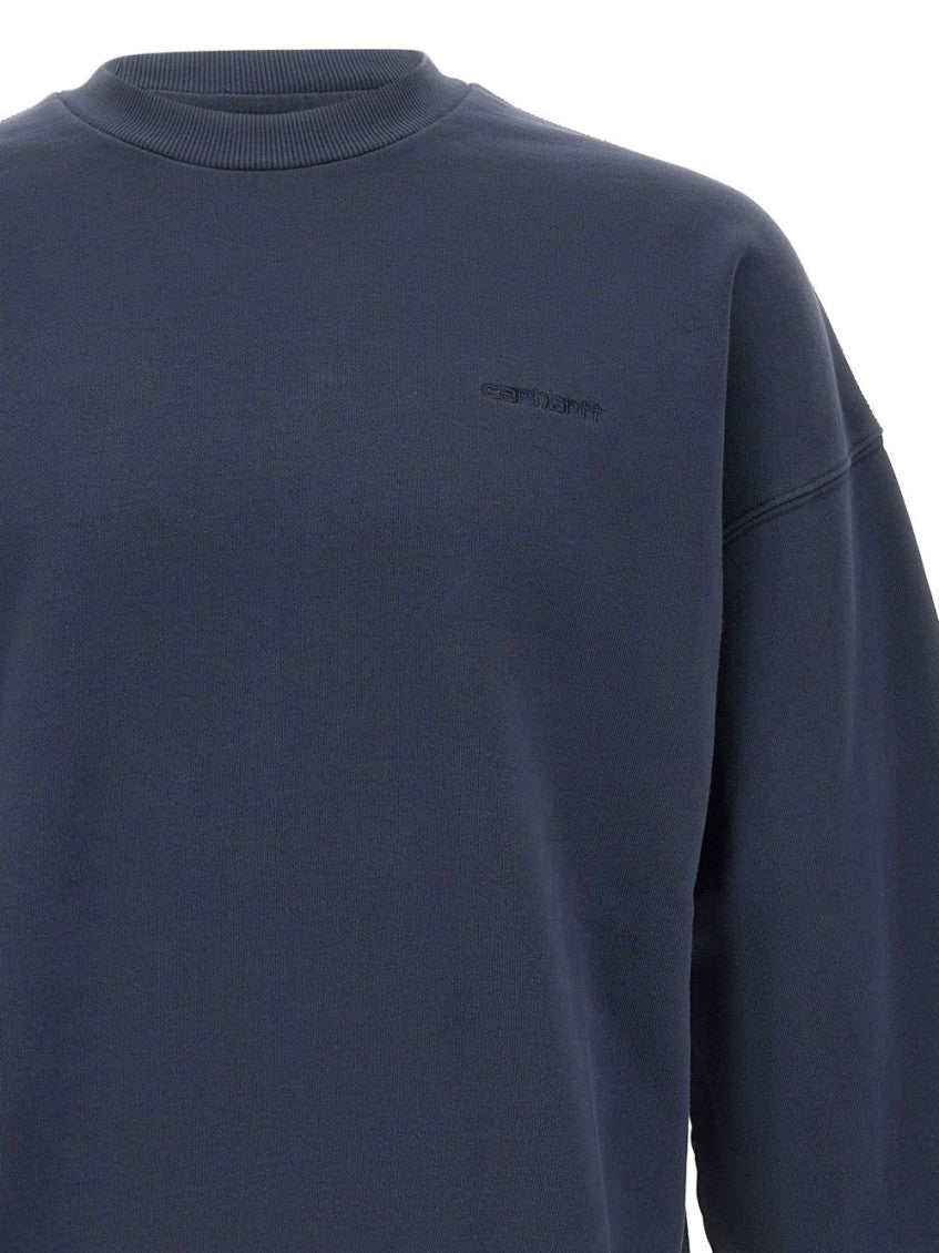 Blue Crew Neck Sweatshirt 3