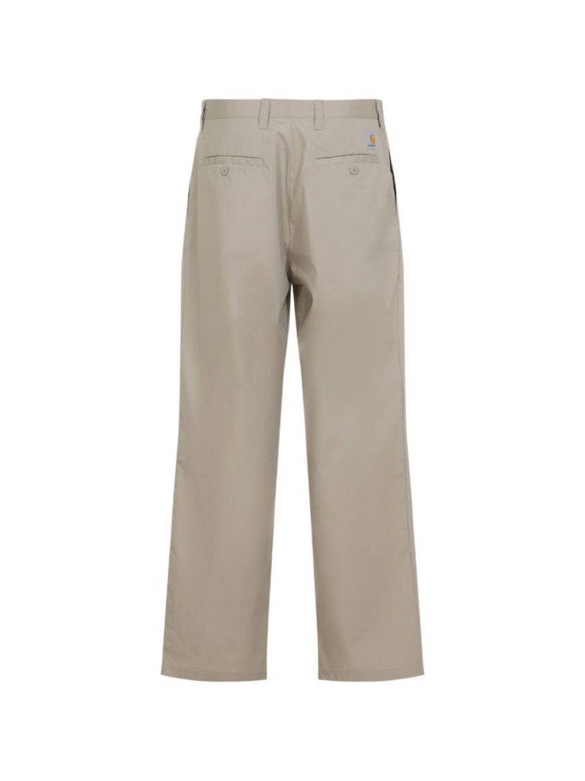 Beige Flat Front Pants 2