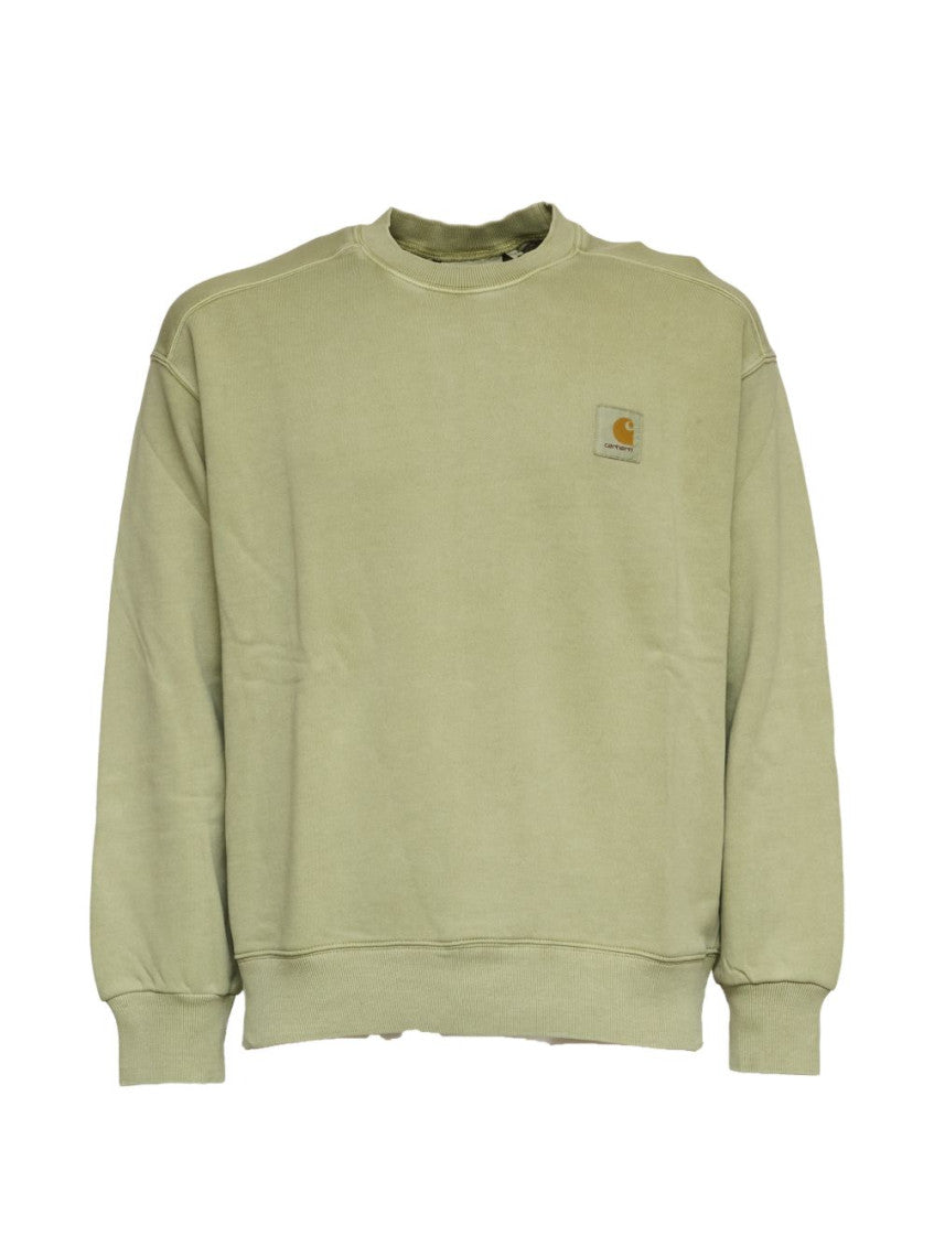 Light Green Relaxed Sweatshirt 1