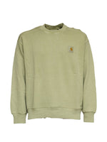 Light Green Relaxed Sweatshirt 1