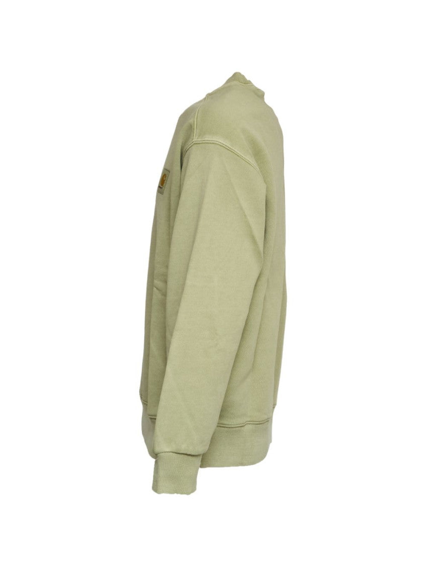 Light Green Relaxed Sweatshirt 3