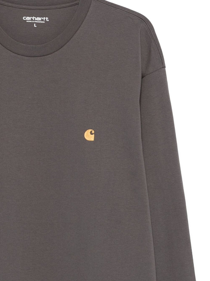 Dark Grey Full Sleeves T-Shirt 3