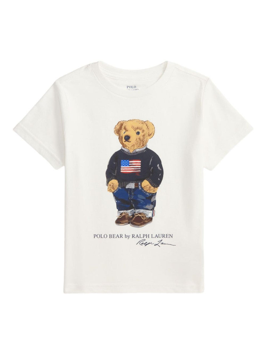 Boys White Graphic T-Shirt 1