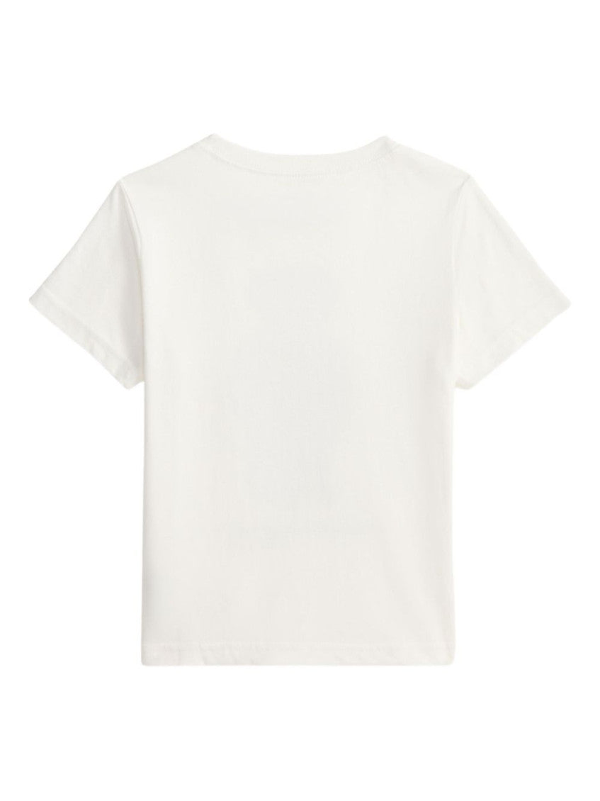 Boys White Graphic T-Shirt 2