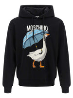 Black Graphic Logo Hoodie 1