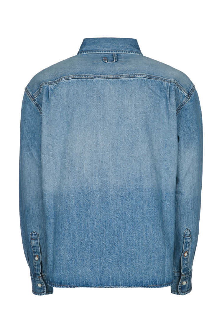 Blue Relaxed Logo Shirt 2