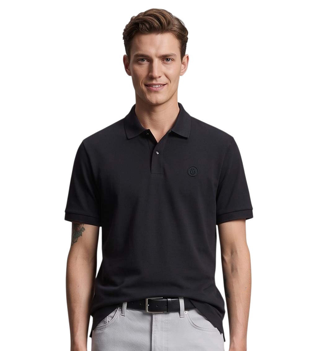 Black Shirt Collar Polo 2
