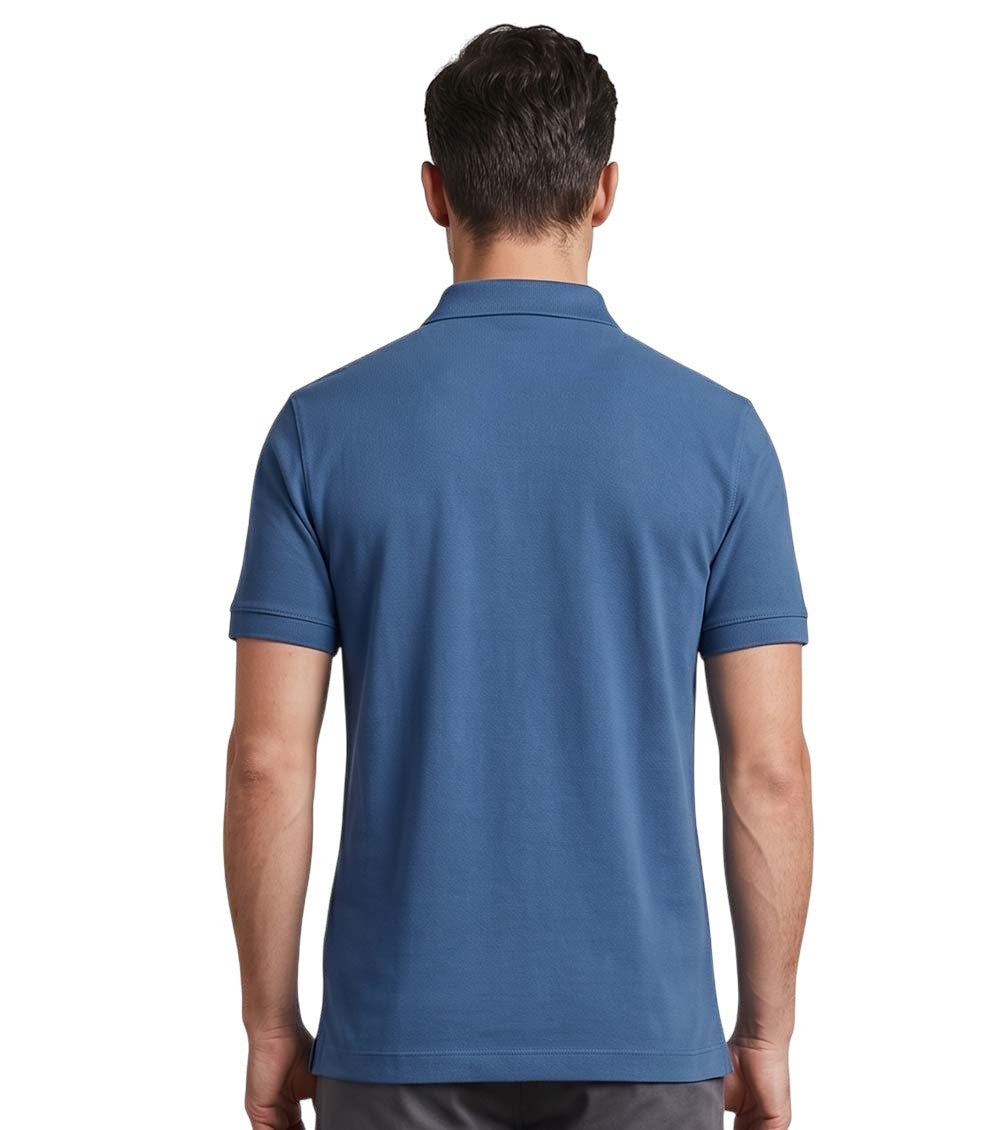 Blue Shirt Collar Polo 2