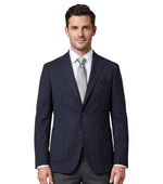 Navy Blue Solid Blazer 1