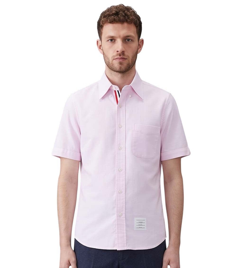 Pink Regular Solid Shirt 2