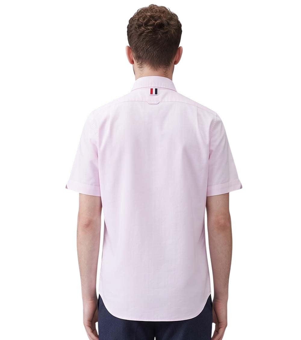 Pink Regular Solid Shirt 3