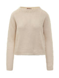 Beige Knitted Crew Neck Sweater 1