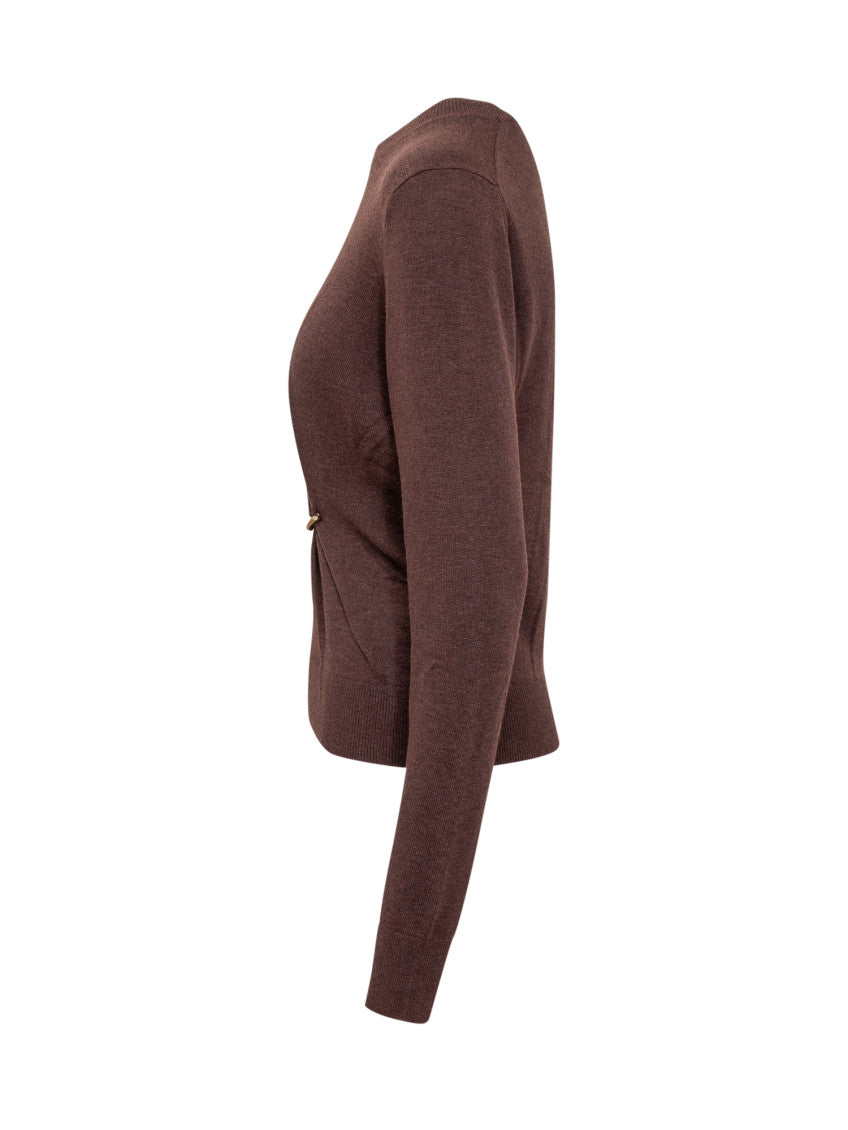 Brown Crew Neck Sweater 3